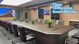 Màn hình có thể thu vào LYLN được tích hợp với hệ thống hội nghị chất lượng