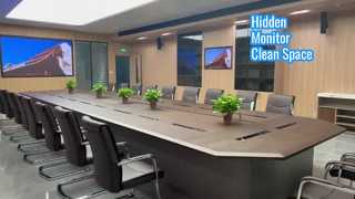 Màn hình có thể thu vào có động cơ LYLN được tích hợp với hệ thống hội nghị chất lượng